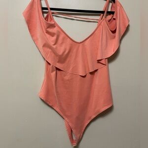 Pink body suit- Charlotte Russe size L